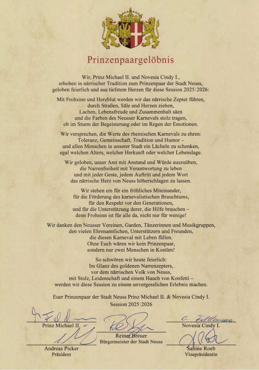 Prinzenpaargelöbnis