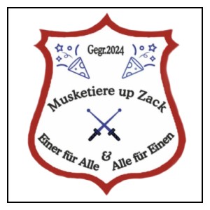 Musketiere up Zack
